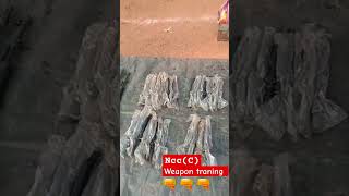 NCC C weapon traning with AK47 gun 🔫🔫🔫❤️❤️youtubeshorts army weapons ncc [upl. by Kyd]