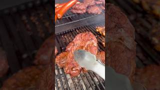 Finest Filet Mignon Skadee Sizzled🥩🔥bbq grill filetmignon sizzling steak asmr closeup food [upl. by Lirbaj]