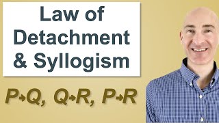 Law of Detachment and Syllogism [upl. by Akeber91]