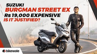 2023 Suzuki Burgman Street 125 EX Review  Worth The EXTRA PRICE  BikeWale [upl. by Hasty]