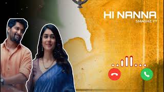 Hi Nanna ringtone bgm audio edit viral bgm ringtone bgm [upl. by Carola419]