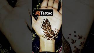 🍂Tattoo Mehndi design✨ mehndidesign hiphop newsong [upl. by Seline631]