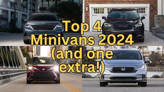 Top 4 Minivans 2024 and One Honorable Mention [upl. by Ahrens738]