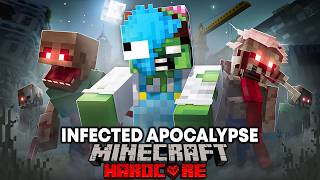 Surviving An Infected Zombie Apocalypse in Minecraft Hardcore [upl. by Stoat]