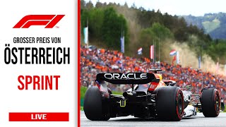 Großer Preis von Österreich Das Sprintrennen  Formel 1 Live Watchparty Livetiming [upl. by Kirk]