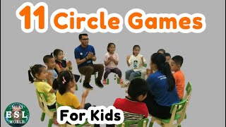 306  Top 11 ESL Circle Games for Kids [upl. by Ellison]