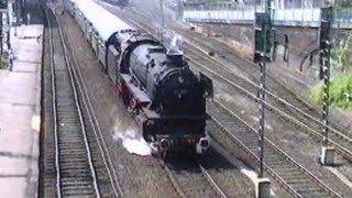 Dampflok 41 241 auf der Siegstrecke zwischen Eiserfeld und Weidenau  Mai 1992  Steam Train [upl. by Sherlock]