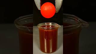 Red hot search Iron ball vs red pepper sauce 🔴💥🔥☠️ experiment pepper sauce shorts 1million [upl. by Airal]