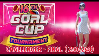 Challenger Final  GOAL CUP  FunZone  Tennis Clash Game Play [upl. by Brothers]