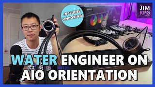 Lian Li Galahad AIO 360 Unboxing  Water Engineer on AIO Orientation [upl. by Noemad239]