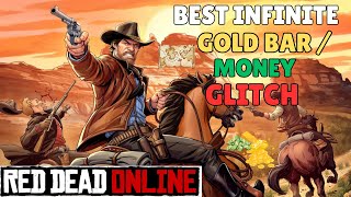 INFINITE GOLD BAR GLITCH RDR2 ONLINE  Red Dead Redemption 2 Online Money Hack 2024 [upl. by Giulietta297]