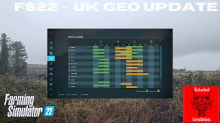 FS22  UK Growth Calendar GEO  UPDATED [upl. by Port]