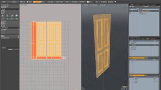 UV unwrap a door in modo [upl. by Licha]