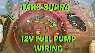 MK3 SUPRA BUILD CUSTOM ECU MASTER ENGINE HARNESS PT9 [upl. by Solberg]