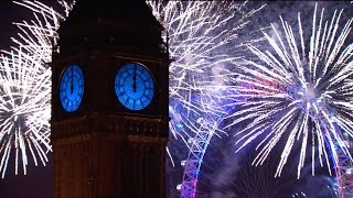 London Fireworks 2016  New Years Eve Fireworks  BBC One [upl. by Eirojram992]