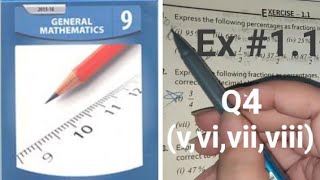 General Math Class 9 Chapter 1 Exercise 11 Question 4 9th class math arts chapter 1 exercise 11 [upl. by Muffin]