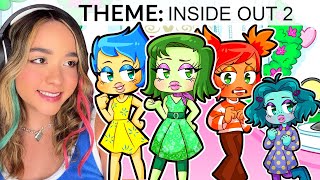 Making EVERY INSIDE OUT 2 Character in DRESS to IMPRESSMarathon [upl. by Groos]