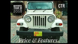 2018 Mahindra Thar DI Power Steering  Best SUV  Walk Around Shoot Thar [upl. by Anilas]