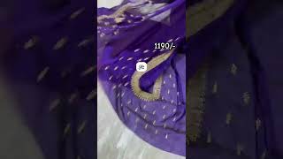 Purple color saree 1190 [upl. by Palmer]