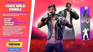 🔴LIVE Free Juice Wrld skin in fortnite shorts fortnite [upl. by Akirehs]