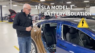 TESLA MODEL 3  Battery Isolation [upl. by Herold695]