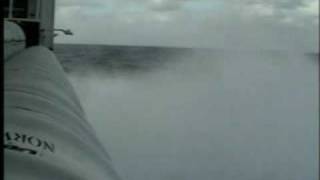 Incredible Waves on the Norwegian Spirit Caribbean Cruise 2007 [upl. by Yesnil]