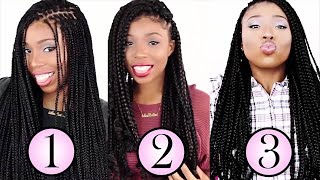 6 BOX BRAIDS TECHNIQUES Compilation Tutorial [upl. by Jemmie174]