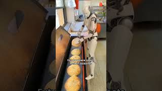 Robots works in bakery robots movie ytshorts funny youtubeshorts shorts technology short yt [upl. by Gualterio]