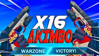 the BROKEN AKIMBO X16 in WARZONE SEASON 4 😨 BEST X16 CLASS SETUP [upl. by Cyna17]