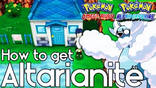 How to Get Altarianite – Pokemon Omega Ruby and Alpha Sapphire – Pokemon ORAS How To [upl. by Marika744]