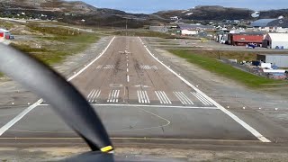 Landing behind Tarragon Aircraft at Hammerfest Airport VL3 Landing 3rd of 4Ship Formation [upl. by Dosh]