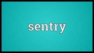 Sentry Meaning [upl. by Aihselat]