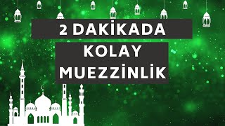 müezzinlik nasıl yapılır  kamet nasıl getirilir [upl. by Ekal518]