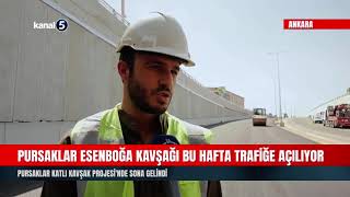 Pursaklar Esenboğa Kavşağı Bu Hafta Trafiğe Açılıyor [upl. by Calvo]