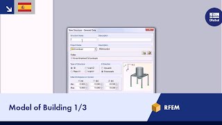 Dlubal RFEM  Model of Building 13 [upl. by Sivie116]