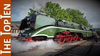 The Top Ten Beautiful Streamlined Steam Locomotives [upl. by Acirahs]