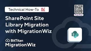 SharePoint Site Library Migration with MigrationWiz and a Free Trial [upl. by Auqinimod383]