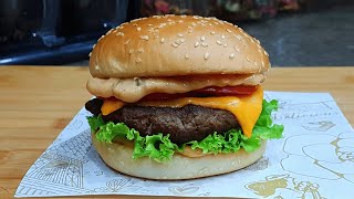 Beef Burger Recipe with Special Sauce  Smash Beef Burger [upl. by Nnylatsyrc]