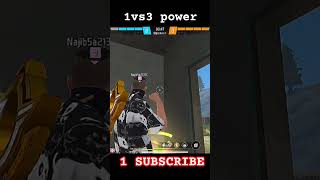 1vs3 power game Play CS rank push shorts trending youtubeshorts viralvideo shortvideo [upl. by Eetnahc]