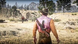 Skinner Brothers Brutal Attack but RIP VAN WINKLE has an AK47  Red Dead [upl. by Analeh822]