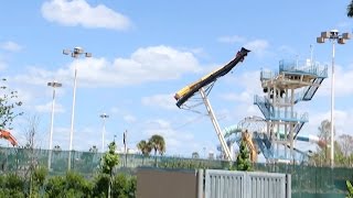 41417 Wet N Wild slides falling Volcano bay and Mangos construction updates [upl. by Ragan]