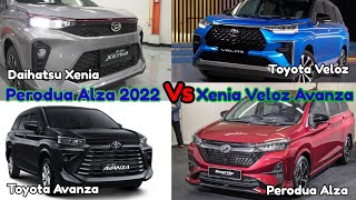 Perodua Alza Mpv 2022 Vs Xenia Veloz Avanza [upl. by Thatcher201]