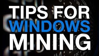 How To Setup Windows for Crypto Mining [upl. by Lindly754]