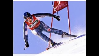 Lasse Kjus wins sprint downhill Kitzbühel 1999 [upl. by Broeder]