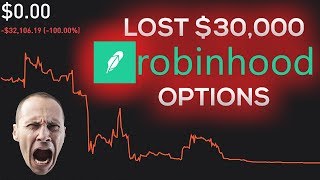 How I Lost 30000 Trading Robinhood Options [upl. by Jobie345]