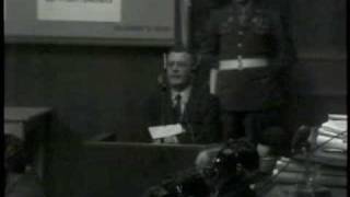 Nuremberg Day 28 Telford Taylor direct examination of Erich von dem BachZelewski [upl. by Kile]