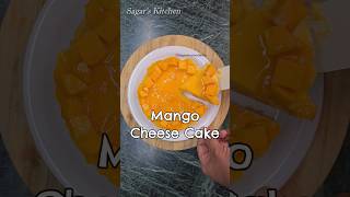 Mango Cheese Cake No Bake No Cream Cheese Shorts [upl. by Bryana]