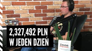 Rzucił Programowanie i Zarobił 2327492 PLN w 1 dzień  Maciej Aniserowicz  Projektant Życia 6 [upl. by Zetra]