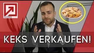 Vorstellungsgespräch  verkaufen Sie mir diesen Keks [upl. by Niamjneb]