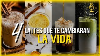 4 LATTES QUE TE CAMBIARÁN LA VIDA  GOLDEN MILK  MATCHA  EYMETS [upl. by Coney96]